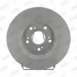 Jeu de 2 disques de frein avant JURID 562746JC - Visuel 1