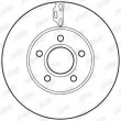 Jeu de 2 disques de frein avant JURID 562752JC - Visuel 2