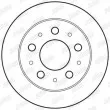Jeu de 2 disques de frein arrière JURID 562753JC - Visuel 2