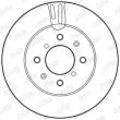 Jeu de 2 disques de frein avant JURID 562754JC - Visuel 2