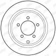 Jeu de 2 disques de frein arrière JURID 562756JC - Visuel 2