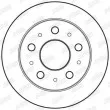 Jeu de 2 disques de frein arrière JURID 562757JC - Visuel 2