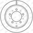 Jeu de 2 disques de frein arrière JURID 562761JC - Visuel 2