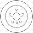 Jeu de 2 disques de frein arrière JURID 562770JC - Visuel 2