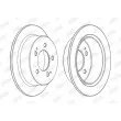 Jeu de 2 disques de frein arrière JURID 562775JC - Visuel 2