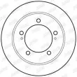 Jeu de 2 disques de frein avant JURID 562780JC - Visuel 2
