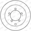 Jeu de 2 disques de frein arrière JURID 562781JC - Visuel 2