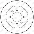 Jeu de 2 disques de frein arrière JURID 562788JC - Visuel 2