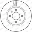 Jeu de 2 disques de frein avant JURID 562796JC - Visuel 2