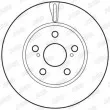 Jeu de 2 disques de frein avant JURID 562797JC - Visuel 2