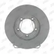 Jeu de 2 disques de frein avant JURID 562800JC - Visuel 1