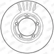 Jeu de 2 disques de frein avant JURID 562800JC - Visuel 2