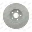 Jeu de 2 disques de frein arrière JURID 562812JC - Visuel 1