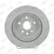 Jeu de 2 disques de frein arrière JURID 562823JC - Visuel 1