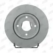 Jeu de 2 disques de frein avant JURID 562829JC - Visuel 1