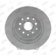Jeu de 2 disques de frein arrière JURID 562830JC - Visuel 1
