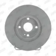 Jeu de 2 disques de frein avant JURID 562834JC - Visuel 1