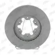 Jeu de 2 disques de frein avant JURID 562903JC - Visuel 1