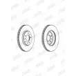 Jeu de 2 disques de frein avant JURID 562961JC - Visuel 2