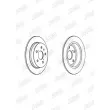 Jeu de 2 disques de frein arrière JURID 562967JC - Visuel 2