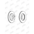 Jeu de 2 disques de frein avant JURID 562976JC - Visuel 2