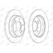 Jeu de 2 disques de frein arrière JURID 563110JC - Visuel 3