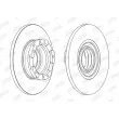 Jeu de 2 disques de frein arrière JURID 563125J - Visuel 3