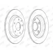 Jeu de 2 disques de frein arrière JURID 563131JC - Visuel 2