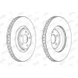 Jeu de 2 disques de frein avant JURID 563176JC-1 - Visuel 2