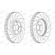 Jeu de 2 disques de frein avant JURID 563197JC-1 - Visuel 2