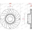 Jeu de 2 disques de frein arrière JURID 563207JVC-1 - Visuel 3