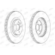 Jeu de 2 disques de frein avant JURID 563213JC-1 - Visuel 2
