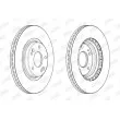 Jeu de 2 disques de frein avant JURID 563231JC - Visuel 2