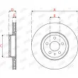Jeu de 2 disques de frein avant JURID 563273JC - Visuel 2