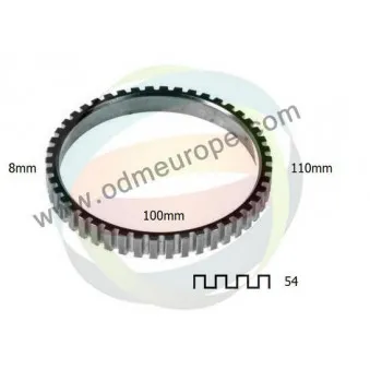 Anneau de palpeur, ABS ODM-MULTIPARTS 26-160001