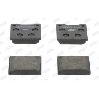 Jeu de 4 plaquettes de frein avant JURID 571204J