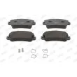Jeu de 4 plaquettes de frein avant JURID 571297J - Visuel 1
