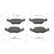 Jeu de 4 plaquettes de frein avant JURID 571315J - Visuel 1