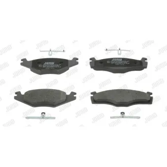 Jeu de 4 plaquettes de frein avant JURID 571316J