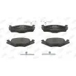 Jeu de 4 plaquettes de frein avant JURID 571317J - Visuel 1