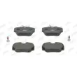 Jeu de 4 plaquettes de frein avant JURID 571353J - Visuel 1