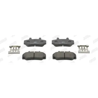 Jeu de 4 plaquettes de frein avant JURID 571370J