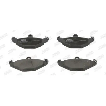 Jeu de 4 plaquettes de frein arrière JURID 571425J