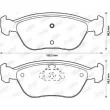 Jeu de 4 plaquettes de frein avant JURID 571457J - Visuel 2