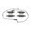 Jeu de 4 plaquettes de frein avant JURID 571492J - Visuel 1