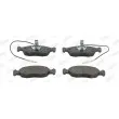 Jeu de 4 plaquettes de frein avant JURID 571509J - Visuel 1
