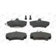 Jeu de 4 plaquettes de frein avant JURID 571511J - Visuel 1
