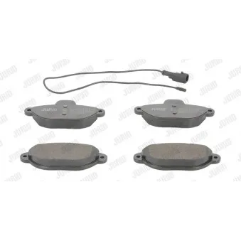 Jeu de 4 plaquettes de frein avant JURID 571523D