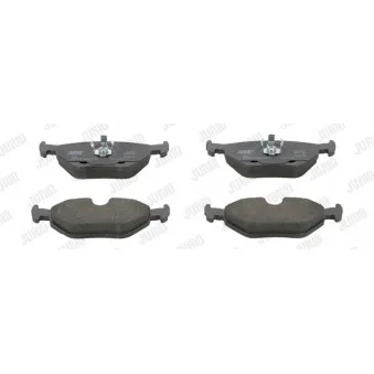 Jeu de 4 plaquettes de frein arrière JURID 571527J