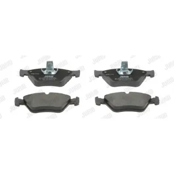 Jeu de 4 plaquettes de frein avant JURID 571530J